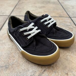 Boys Black and Green Sperry Topsiders